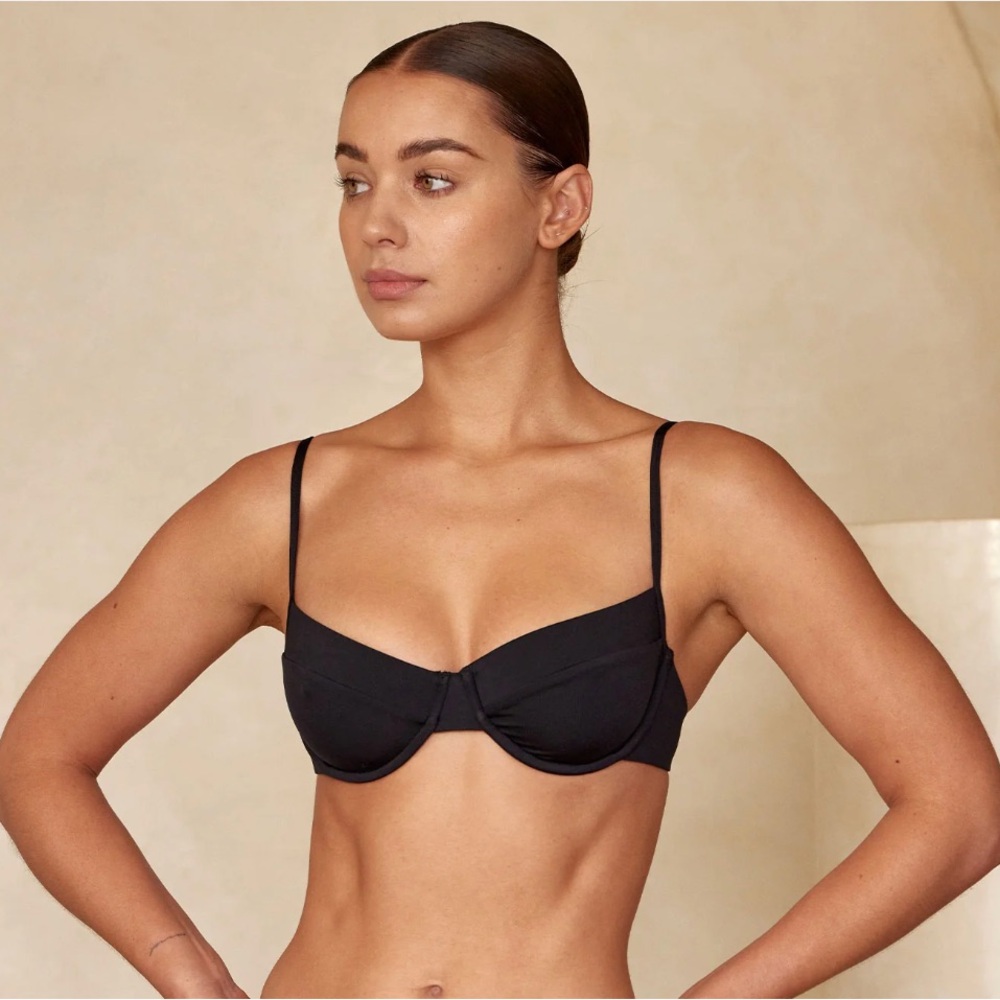 Monday Swimwear Maui Black Bikini Top